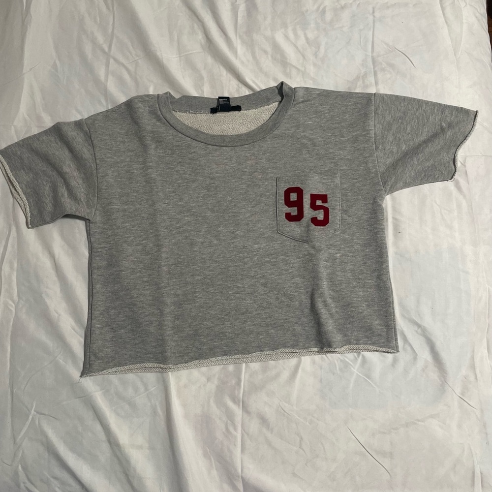 forever 21 cropped tee